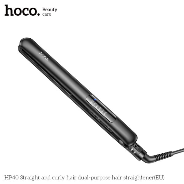 Hoco HP40 Straight and curly hair dual-purpose hair straightener(EU) - Image 3