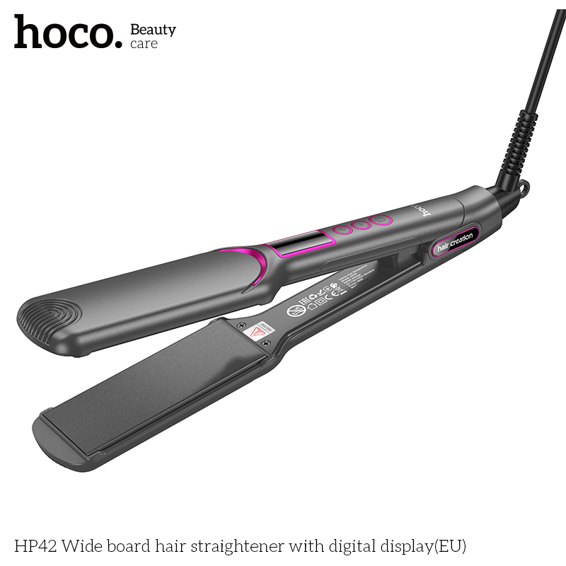 Hoco HP42 Wide board hair straightener with digital display(EU)