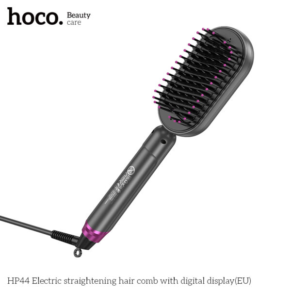Hoco HP44 Electric straightening hair comb with digital display(EU)