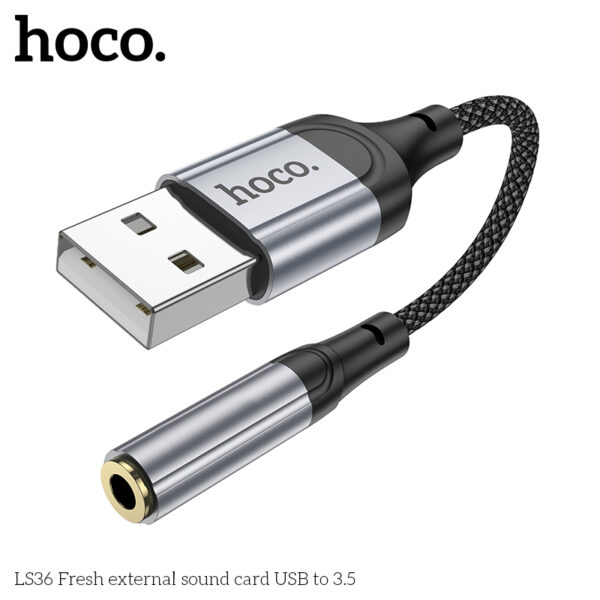 Hoco LS36 Fresh external sound card USB to 3.5