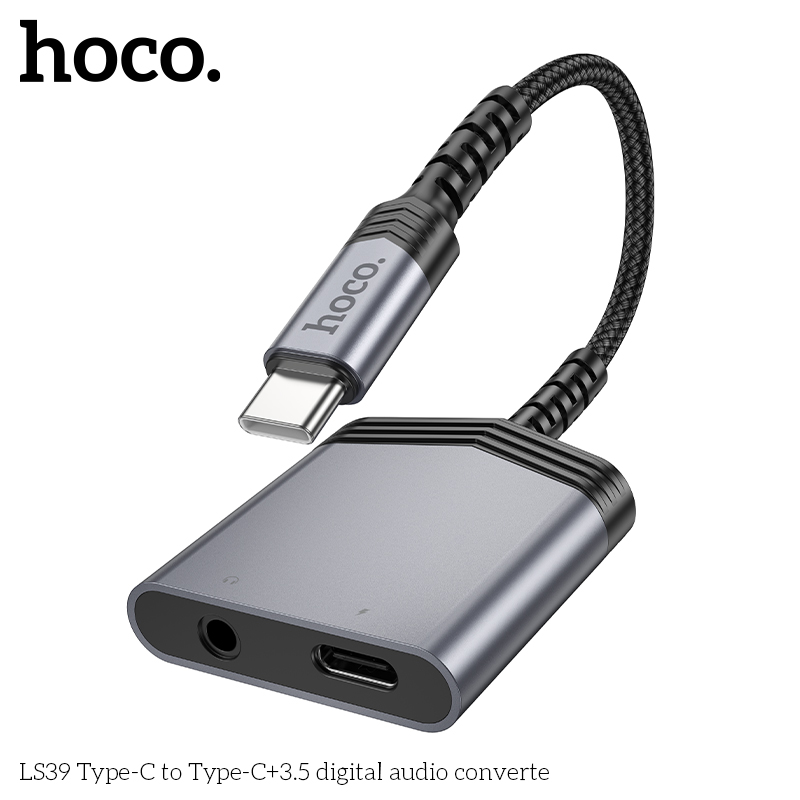 Hoco LS39 Type-C to Type-C+3.5 digital audio converter