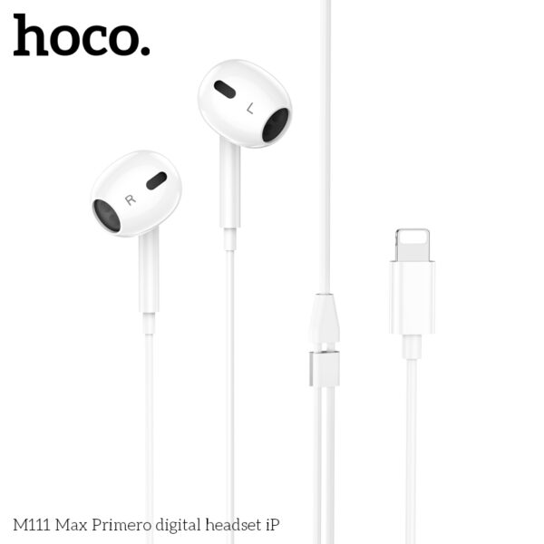 Hoco M111 Max White Primero digital headset iP