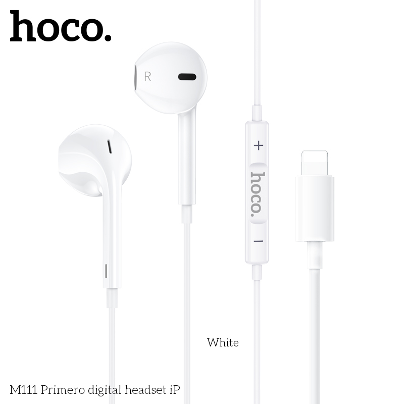 Hoco M111 Primero White digital headset iP