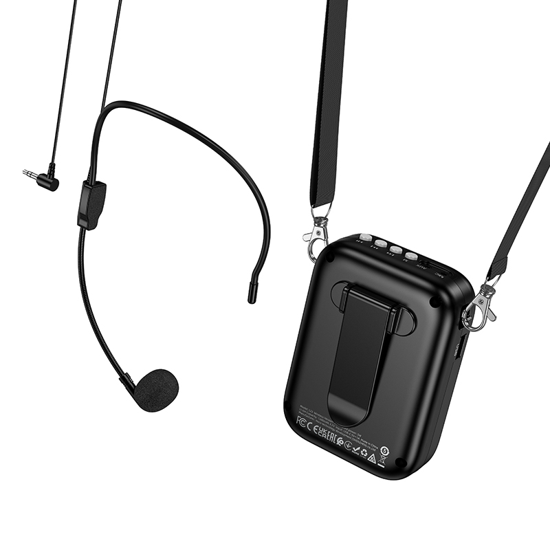 Hoco L23 Lemony speaker with wired microphone - Image 4