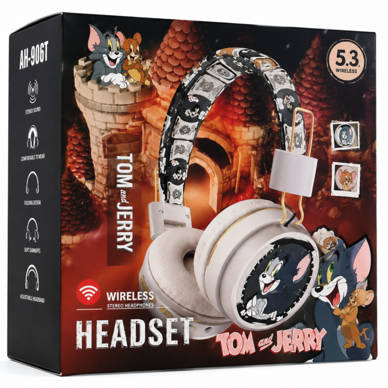 ყუსასმენი AH-906T Tom & Jerry Wireless Headset
